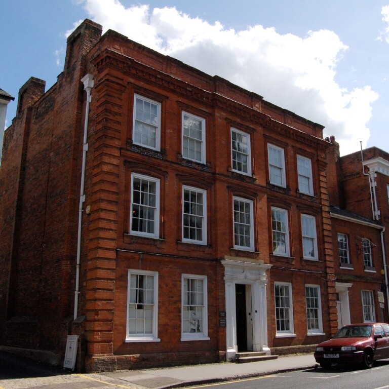 A view from the high street of the museum of farnham.