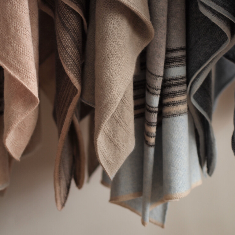 Woollen garments hanging
