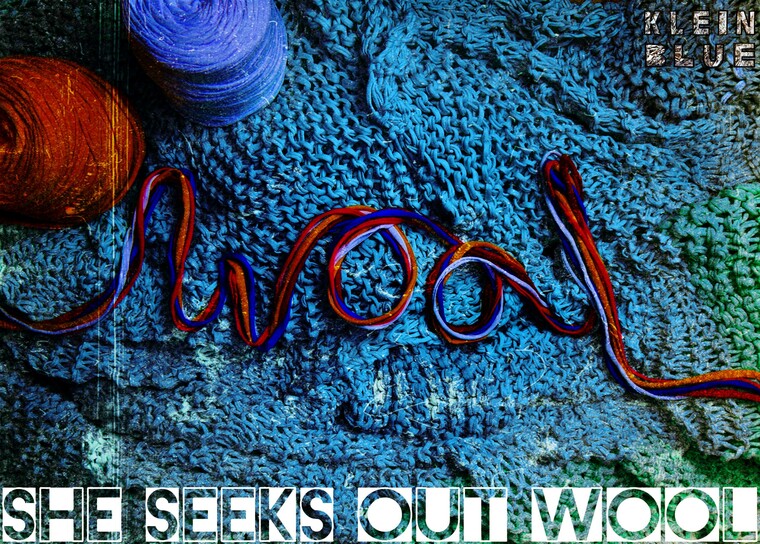 An image with the word wool spelled out in wool